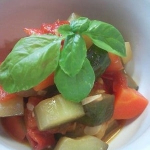 夏野菜のごった煮・・・和風ラタトゥユ